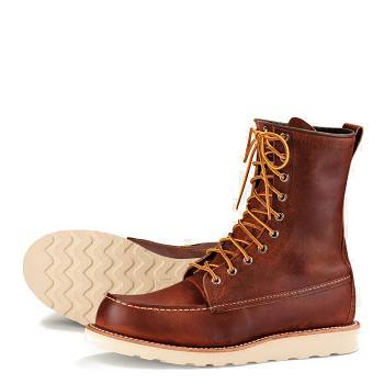 Red Wing Heritage Classic Moc - Hnede Vysoke Topanky Panske, RW014SK